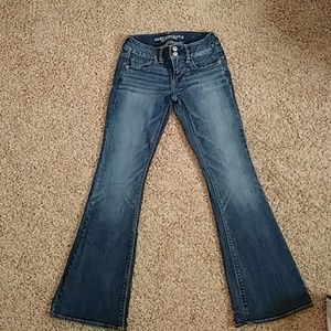 American Eagle Flair Jeans Size 4 Short